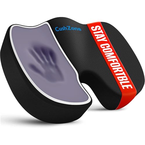 Smart Home CushZone Seat Cushion - Memory Foam Office Chair Cushion Collection