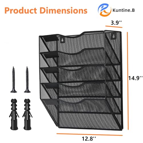 Smart Home Kuntine.B Wall File Organizer Office Hanging Magazine Holder Wall Collection