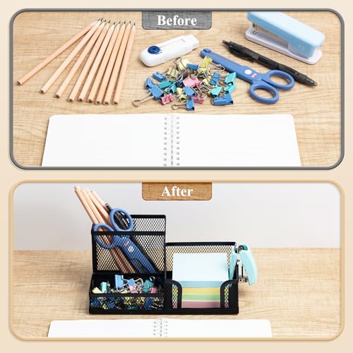Smart Home M&G Mesh Pen Holder Desk Organizers Pencil Essentials