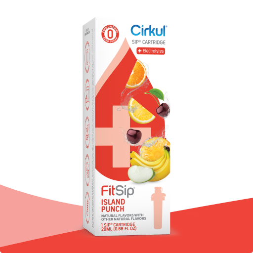 Vitamin-Infused FitSip Island Punch QUVY - Zero-Calorie Multi-Flavor Sip Pods for Water Bottle - Default Title