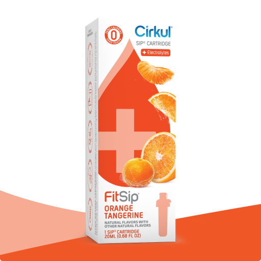 Vitamin-Infused FitSip Orange Tangerine MT2P - Zero-Calorie Multi-Flavor Sip Pods for Water Bottle - Default Title