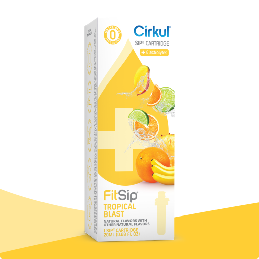 Sugar-Free FitSip Tropical Blast YWXV - Zero-Calorie Multi-Flavor Sip Pods for Water Bottle - Default Title