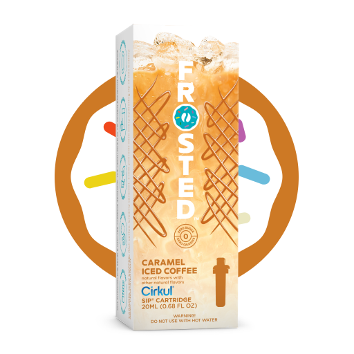 Zero-Calorie Frosted Caramel Iced Coffee 9HCZ - Electrolyte Hydration Enhanced Taste Cartridges - Default Title