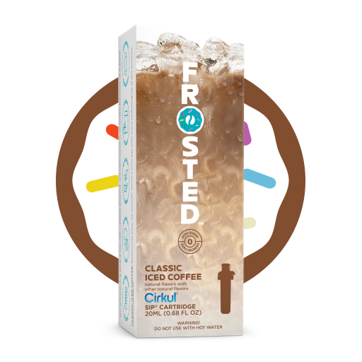 Refreshing Electrolyte Frosted Classic Iced Coffee Q1R3 - Sugar-Free Fruit Flavor Cartridge Refill - Default Title