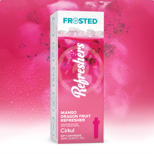 Sugar-Free Frosted Mango Dragon Fruit Refresher 5X1T - Vitamin-Infused Natural Refreshing Flavor Core - Default Title