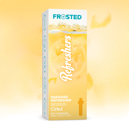 Sugar-Free Frosted Paradise Refresher ZZUE - Electrolyte Hydration Enhanced Taste Cartridges - Default Title