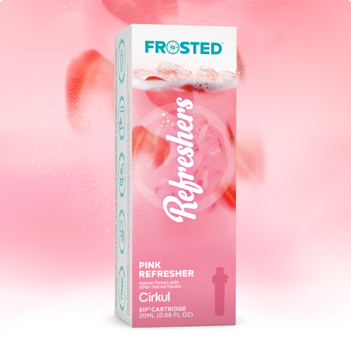 Sugar-Free Frosted Pink Refresher XVWE - Vitamin-Infused Natural Refreshing Flavor Core - Default Title