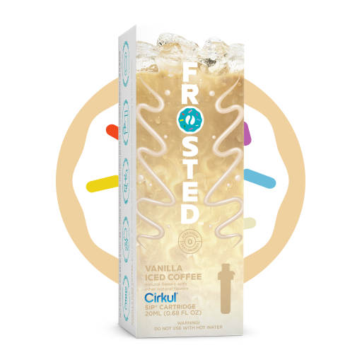 Vitamin-Infused Frosted Vanilla Iced Coffee A096 - Vitamin-Infused Natural Refreshing Flavor Core - Default Title