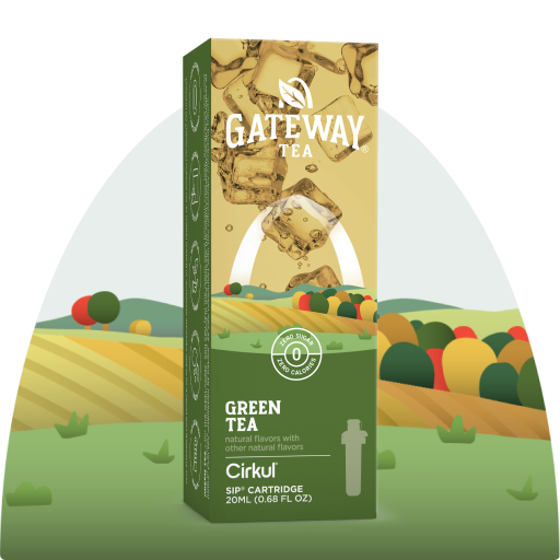 Zero-Calorie Gateway Green Tea P45Z - Electrolyte Hydration Enhanced Taste Cartridges - Default Title