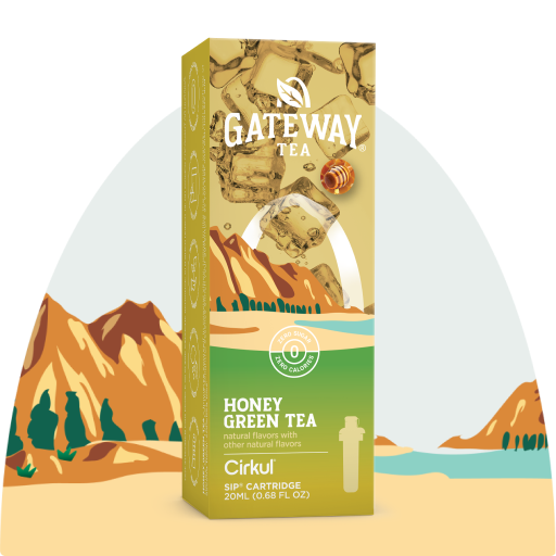 Vitamin-Infused Gateway Honey Green Tea D1OV - Electrolyte Hydration Enhanced Taste Cartridges - Default Title