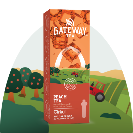 Natural Fruit Flavored Gateway Peach Tea 97HL - Vitamin-Infused Natural Refreshing Flavor Core - Default Title