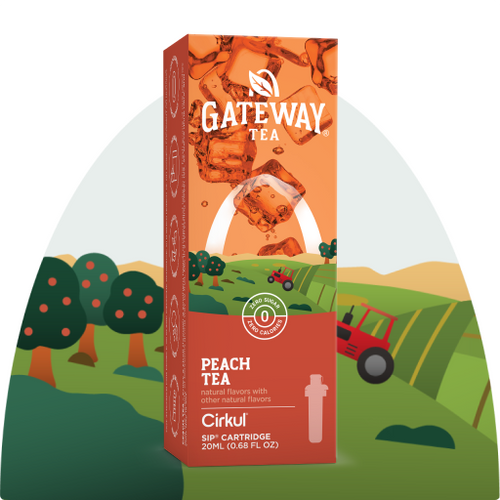Natural Fruit Flavored Gateway Peach Tea 97HL - Vitamin-Infused Natural Refreshing Flavor Core - Default Title