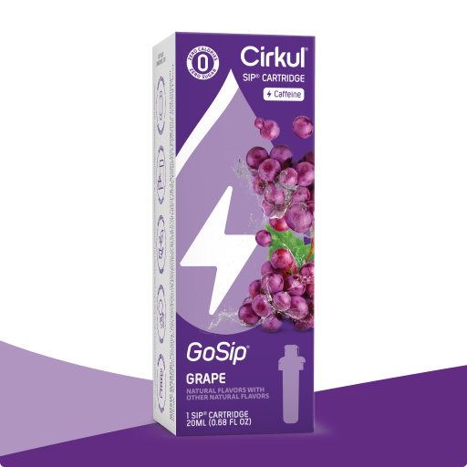 Zero-Calorie GoSip Grape 7BNK - Zero-Calorie Multi-Flavor Sip Pods for Water Bottle - Default Title