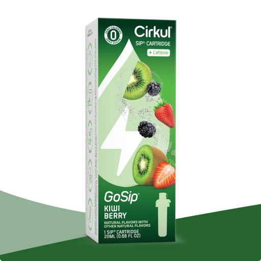 Refreshing Electrolyte GoSip Kiwi Berry FTUR - Sugar-Free Fruit Flavor Cartridge Refill - Default Title