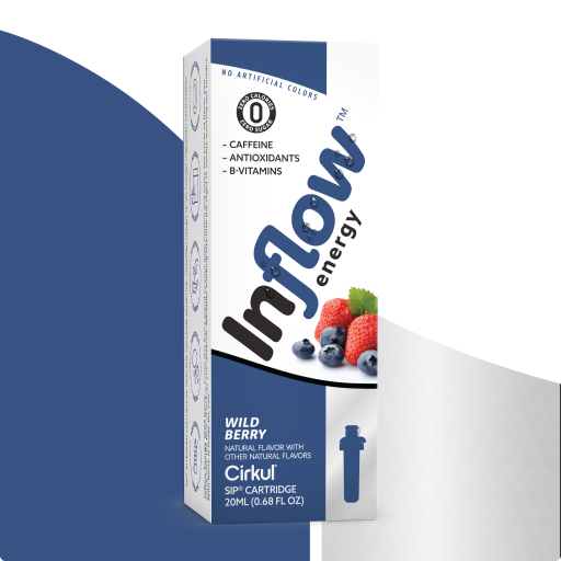 Natural Fruit Flavored Inflow Energy Wild Berry VQ6U - Sugar-Free Fruit Flavor Cartridge Refill - Default Title