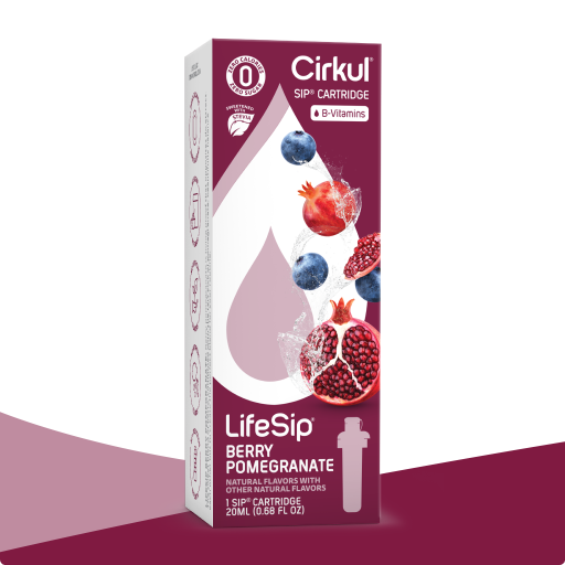 Sugar-Free LifeSip Berry Pomegranate (Stevia) ZYW1 - Electrolyte Hydration Enhanced Taste Cartridges - Default Title