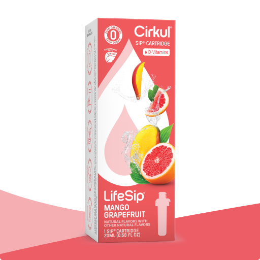 Refreshing Electrolyte LifeSip Mango Grapefruit (Stevia) HUV3 - Electrolyte Hydration Enhanced Taste Cartridges - Default Title
