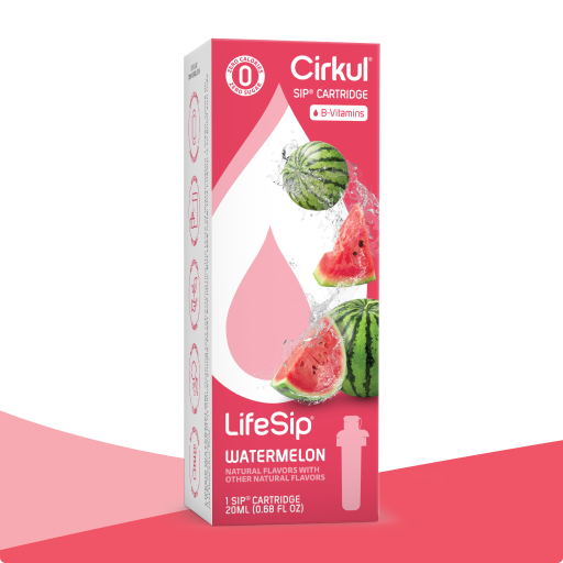 Sugar-Free LifeSip Watermelon 23L4 - Electrolyte Hydration Enhanced Taste Cartridges - Default Title