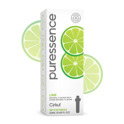Sugar-Free Puressence Lime (Unsweetened) DHD6 - Zero-Calorie Multi-Flavor Sip Pods for Water Bottle - Default Title