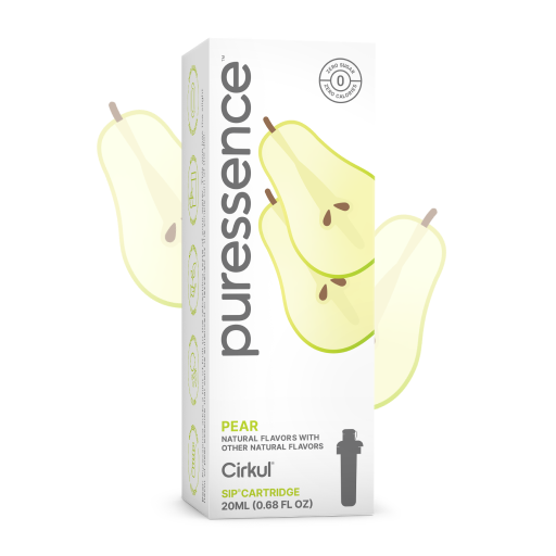 Vitamin-Infused Puressence Pear (Unsweetened) QE9E - Sugar-Free Fruit Flavor Cartridge Refill - Default Title