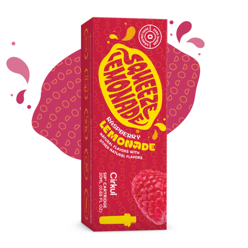 Zero-Calorie Squeeze Raspberry Lemonade QTAS - Sugar-Free Fruit Flavor Cartridge Refill - Default Title